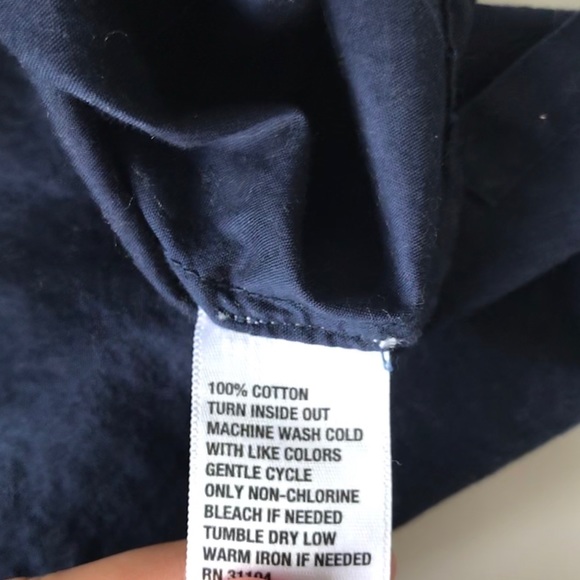 Crown & Ivy Beach Navy Blue Crochet Trim Tunic XS - Picture 9 of 11